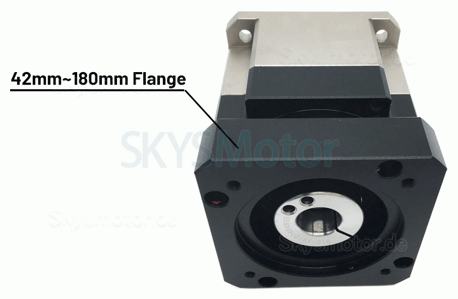 PLG060 Serie Schrägverzahntes Planetengetriebe, Eingangswelle 6,35/8/11/14 mm für Nema23 Schrittmotor/Nema 24 Schrittmotor
