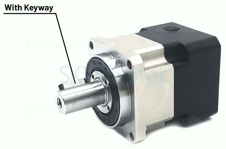 PLG120 Serie Schrägverzahntes Planetengetriebe, Eingangswelle 19mm/22mm/24mm für Nema42 /Nema 52 Severomotor