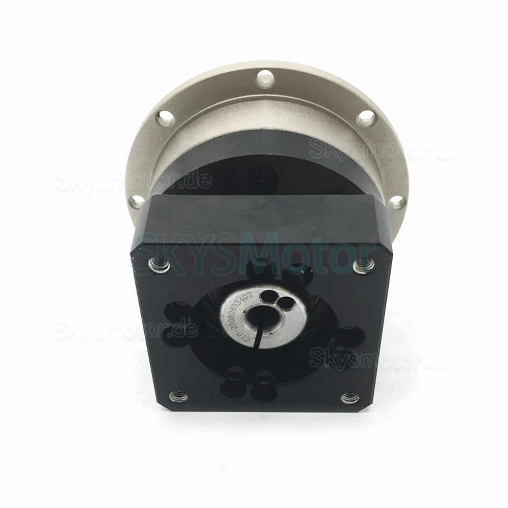 PLX090 Serie Schrägverzahntes Planetengetriebe, Flanschplattenausgabe für Nema NEMA34 Schrittmotor / 90mm Servomotor
