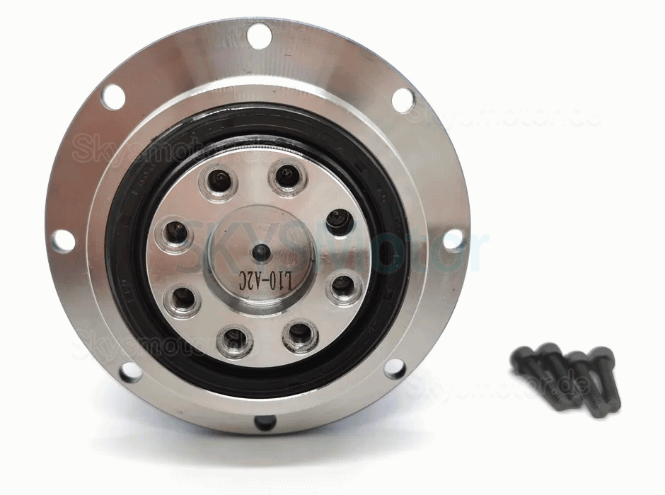 PLX090 Serie Schrägverzahntes Planetengetriebe, Flanschplattenausgabe für Nema NEMA34 Schrittmotor / 90mm Servomotor