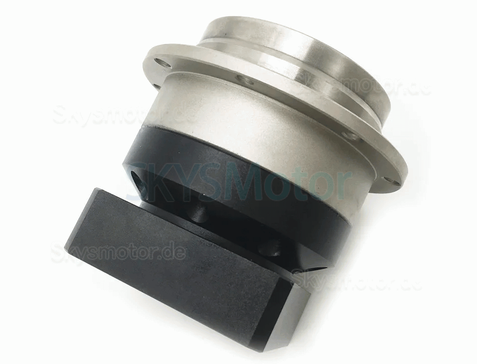 PLX090 Serie Schrägverzahntes Planetengetriebe, Flanschplattenausgabe für Nema NEMA34 Schrittmotor / 90mm Servomotor