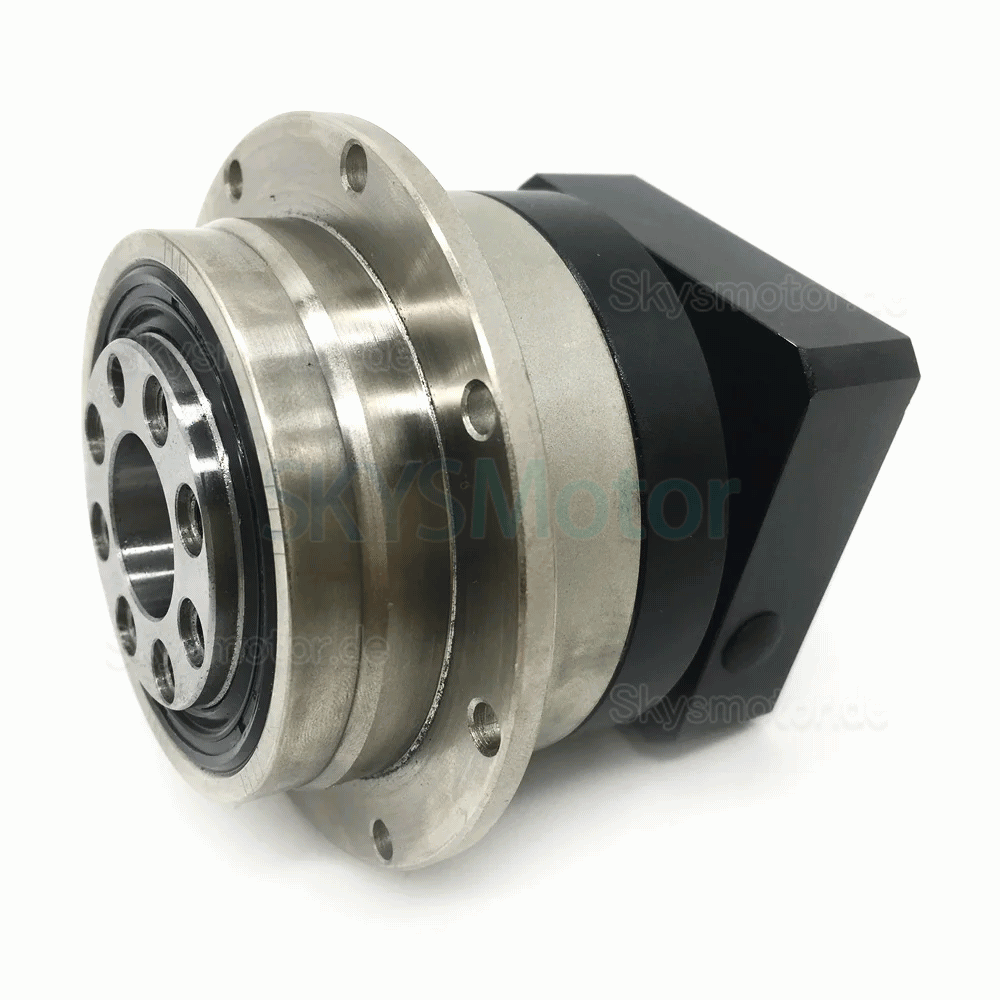 PLX090 Serie Schrägverzahntes Planetengetriebe, Flanschplattenausgabe für Nema NEMA34 Schrittmotor / 90mm Servomotor