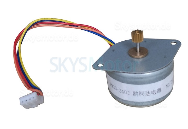 Oukeda Permanentmagnet Schrittmotor OSP001469 7,5 Grad 2,45Ncm 12V 2 Phasen Φ35 mm for Printer