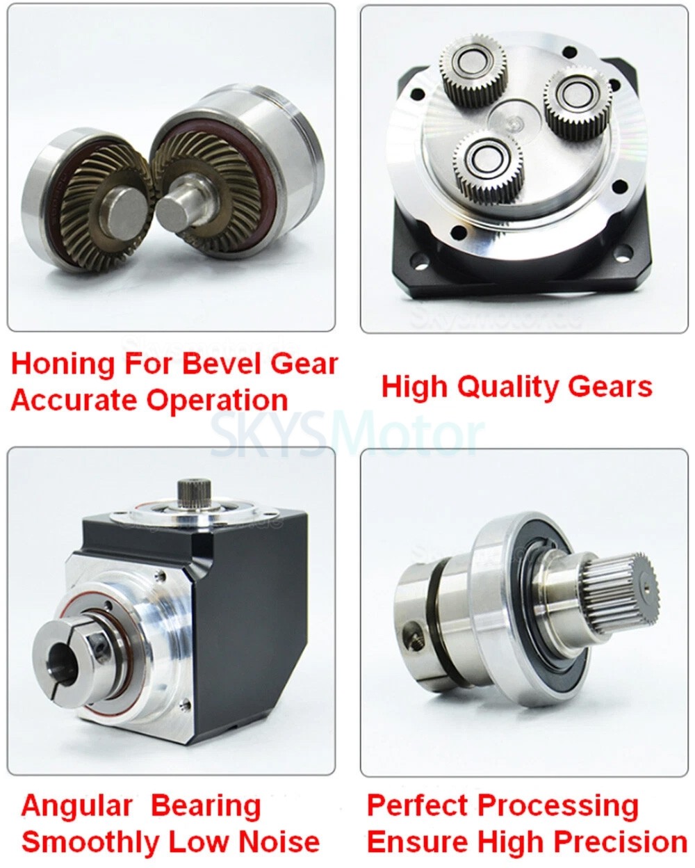 PVE060 Serie Nema 23 Winkelplanetengetriebe &Uuml;bersetzung 3:1 - 100:1 Passend f&uuml;r Nema 23 Schrittmotor/60mm Servomotor