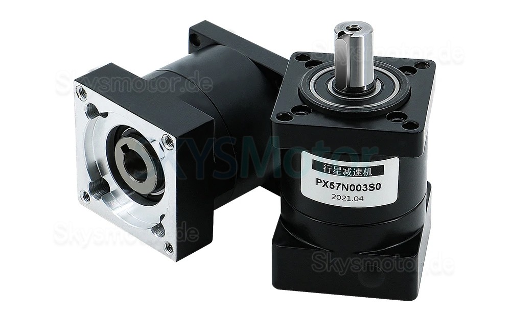 PX57 Series Nema 23 Planetengetriebe Eingangswelle 8mm Abtriebswelle 14mm