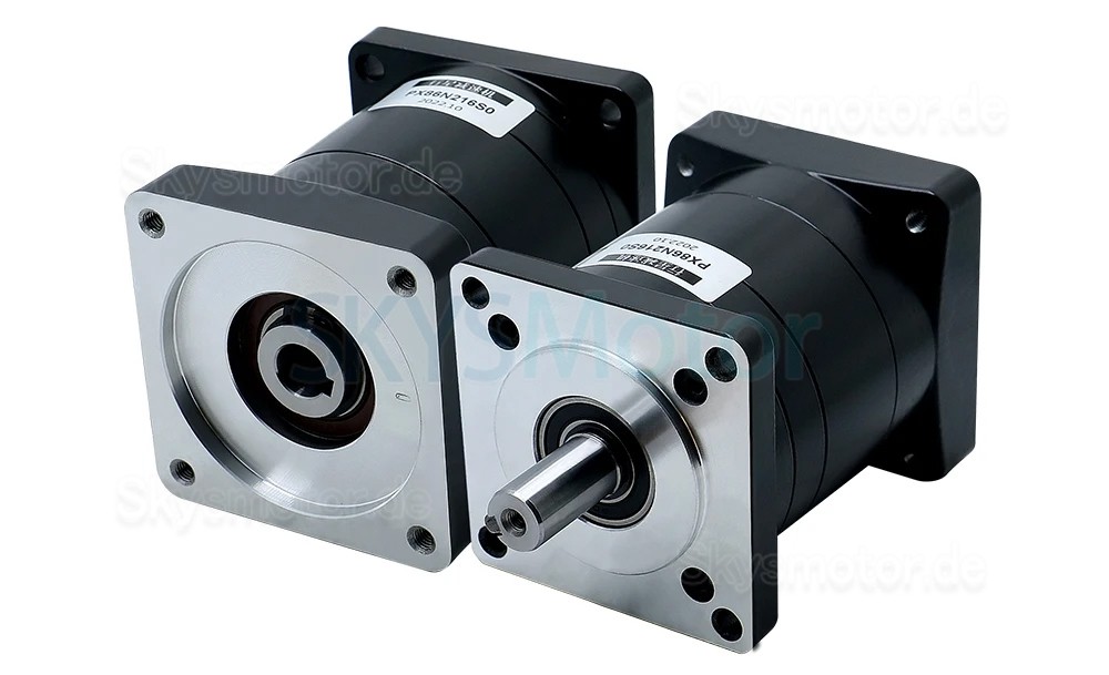 PX86 Serie Nema 34 Planetengetriebe Eingangswelle 14 mm, Ausgangswelle 16 mm