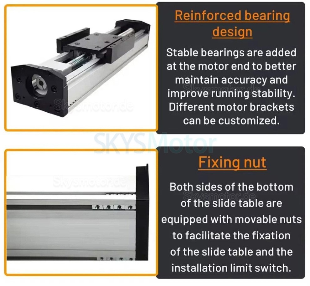 Vollständig abgedichteter manueller Kugelgewindetrieb QMF90 Manueller Lineartisch, CNC-Linearführungsmodul Vollständig abgedichteter manueller Kugelgewindetrieb QMF90 Manueller Lineartisch, CNC-Linearführungsmodul