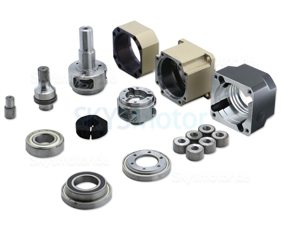 PGH60 Serie Schrägverzahntes Planetengetriebe PGH60-L1SW-SERVO, Max.Verhältnis 10:1, Verdrehspiel 6' für Nema 23,24 Servomotor