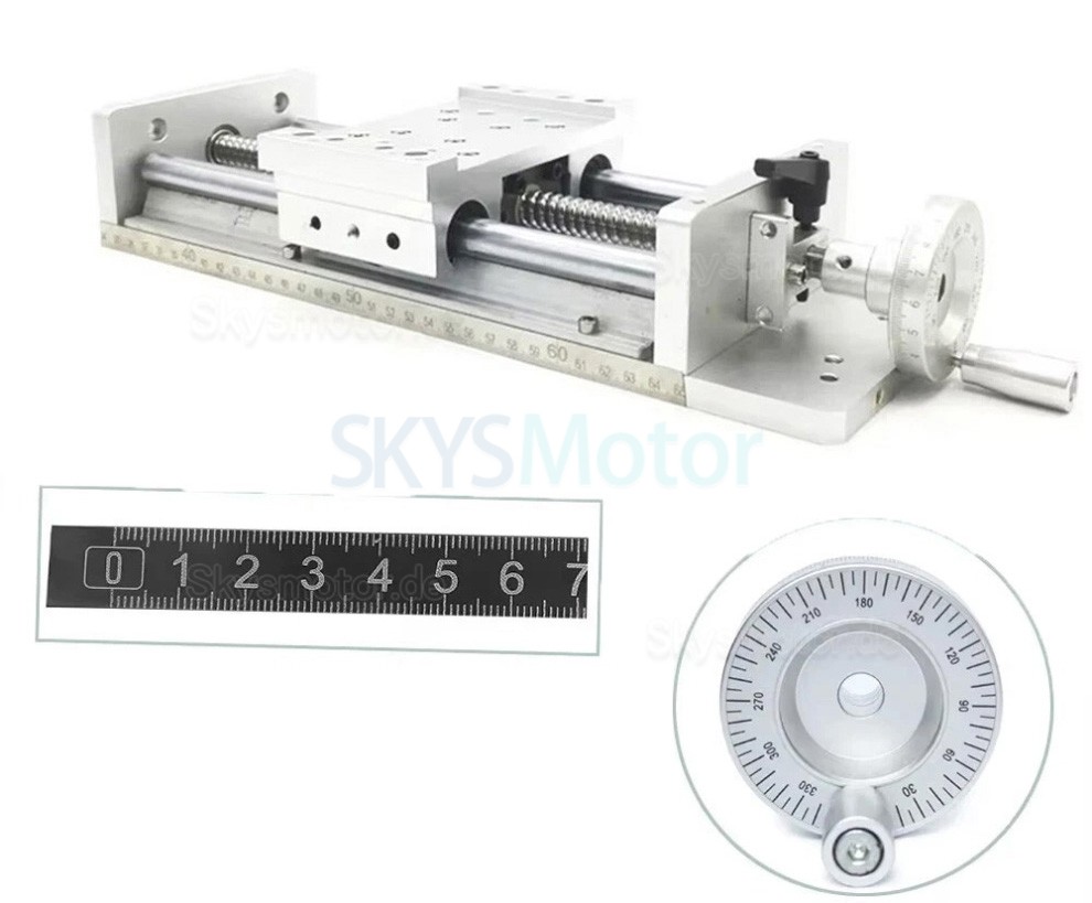 Manueller Lineartisch CNC OSP001615 Hochleistungs-Kugelgewindetrieb-Linearf&uuml;hrung SBR-F&uuml;hrungstisch