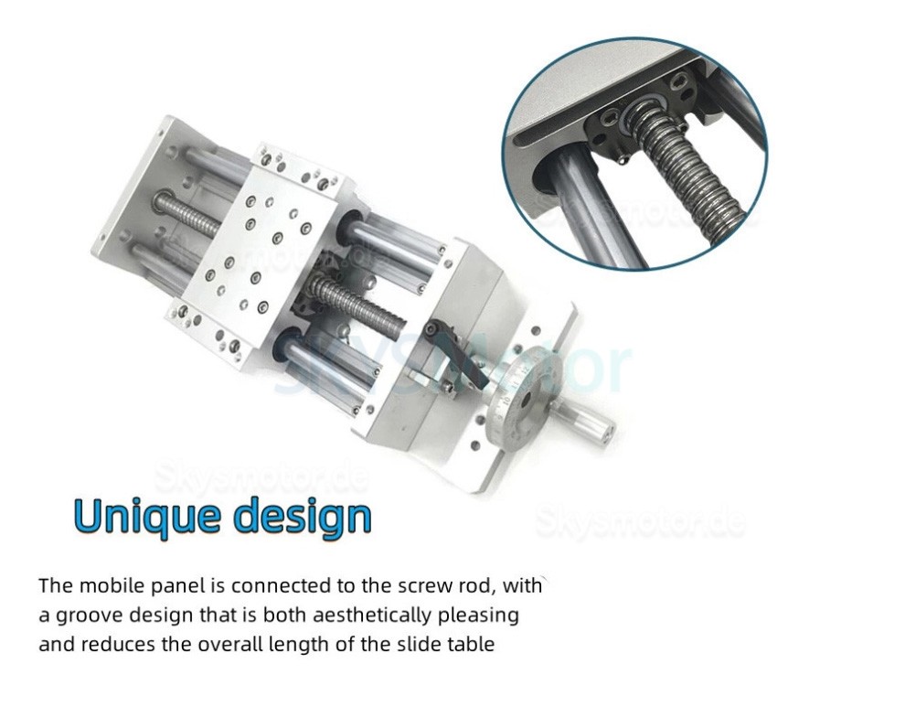 Manueller Lineartisch CNC OSP001615 Hochleistungs-Kugelgewindetrieb-Linearf&uuml;hrung SBR-F&uuml;hrungstisch