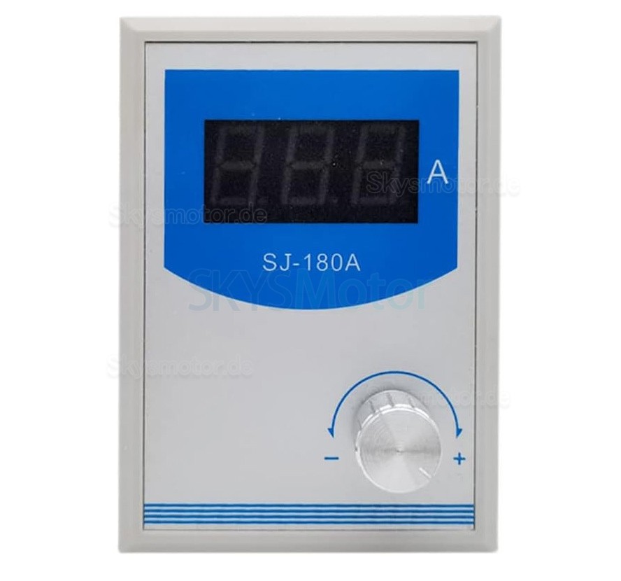 Manueller Magnetpulver Spannungsregler SJ-180A 24V 0-4A für Magnetpulverbremse/Magnetpulverkupplung Manueller Magnetpulver Spannungsregler SJ-180A 24V 0-4A für Magnetpulverbremse/Magnetpulverkupplung