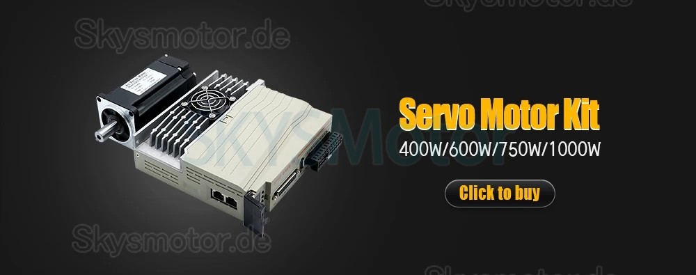 400W/600W/750W/1000W AC Servomotor mit Steuerung Set 110V / 220V 1,27Nm-3,8Nm für CNC- und SPS-Systeme