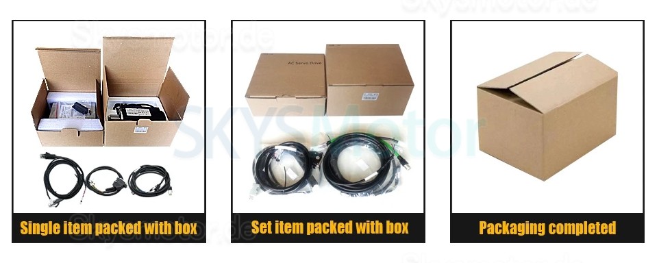 400W/600W/750W/1000W AC Servomotor mit Steuerung Set 110V / 220V 1,27Nm-3,8Nm für CNC- und SPS-Systeme