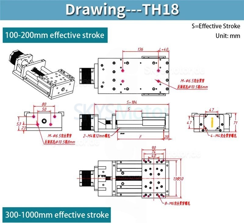 Manueller Lineartisch CNC OSP001615 Hochleistungs-Kugelgewindetrieb-Linearf&uuml;hrung SBR-F&uuml;hrungstisch