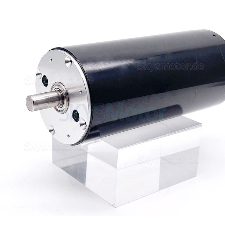 2 Stück Φ50mm 24V/36V Doppelwellen Bürsten Eisenlose Motoren TDC50108 4000g.cm 5600U/min Wellendurchmesser 6mm/8mm