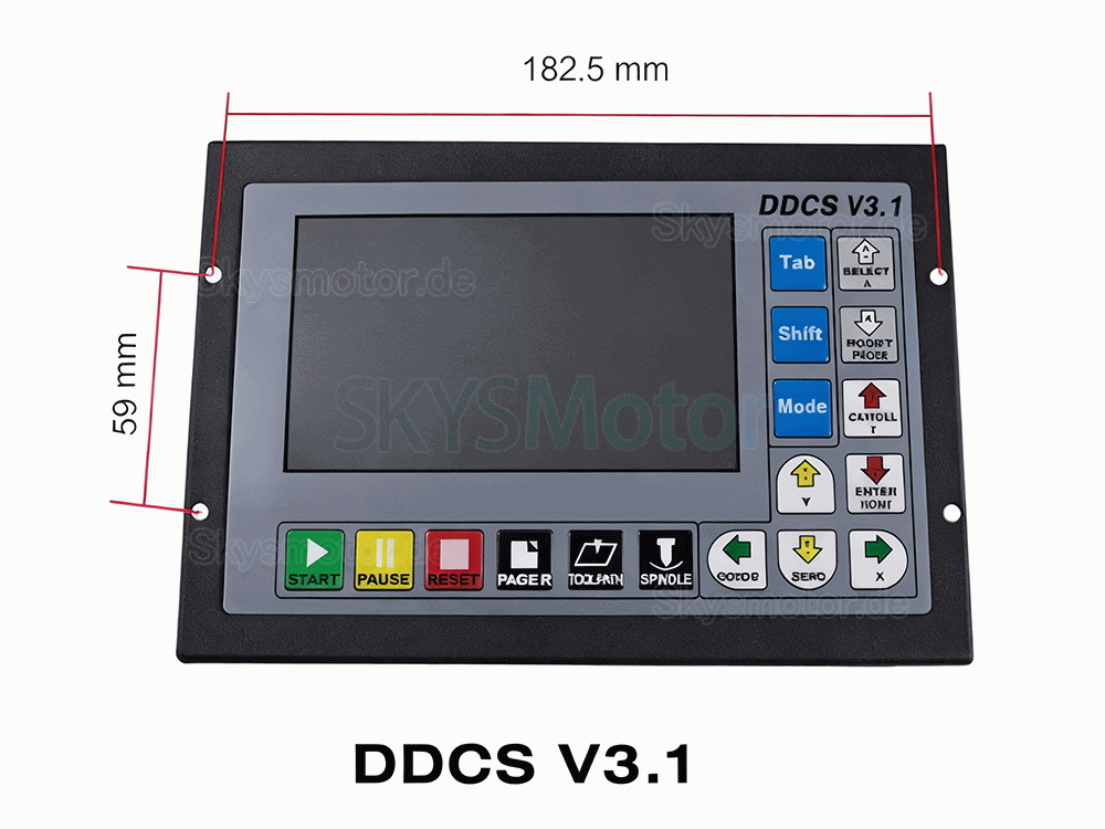 CNC-Steuerungen DDCS V3.1 3-Achsen / 4-Achsen Elektronische numerische Standalone-Steuerung