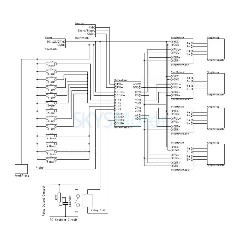 CNC Breakout Board Mach3 OSP001583 f&uuml;r MACH3 100kHz 5-Achsen Schnittstellentreiber Bewegungssteuerung