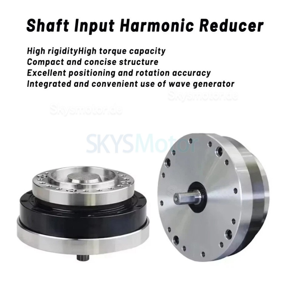 ZXJ-Serie spannungswellengetriebe, übersetzungsverhältnis 30:1/50:1/80:1/100:1, 30 bogensekunden ZXJ-Serie spannungswellengetriebe, übersetzungsverhältnis 30:1/50:1/80:1/100:1, 30 bogensekunden